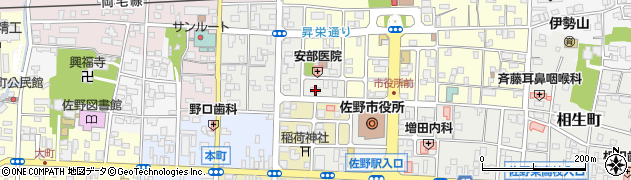 栃木県佐野市伊賀町21周辺の地図