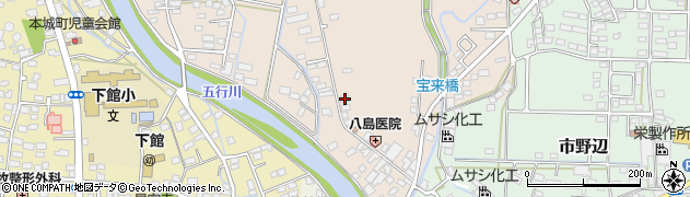 茨城県筑西市稲野辺252周辺の地図