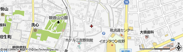 栃木県佐野市富岡町310周辺の地図