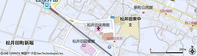 安中市役所　松井田支所周辺の地図