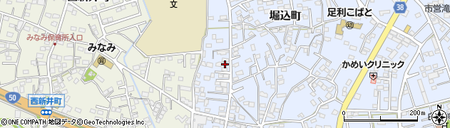 栃木県足利市堀込町3044周辺の地図