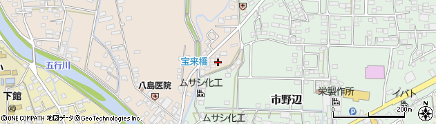 茨城県筑西市稲野辺6周辺の地図