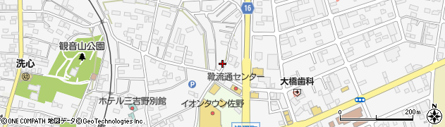 栃木県佐野市富岡町275周辺の地図