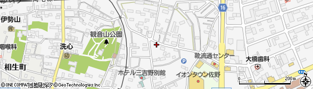 栃木県佐野市富岡町306周辺の地図