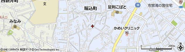 栃木県足利市堀込町2997周辺の地図