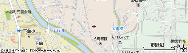 茨城県筑西市稲野辺254周辺の地図