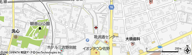 栃木県佐野市富岡町269周辺の地図