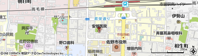 栃木県佐野市伊賀町34周辺の地図