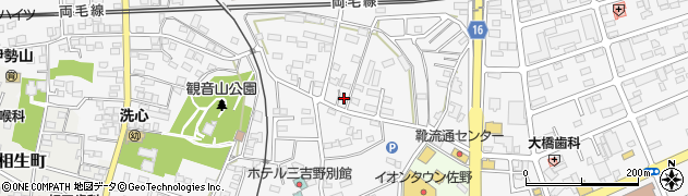 栃木県佐野市富岡町287周辺の地図