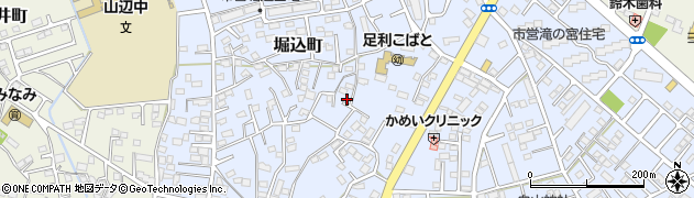 栃木県足利市堀込町2988周辺の地図