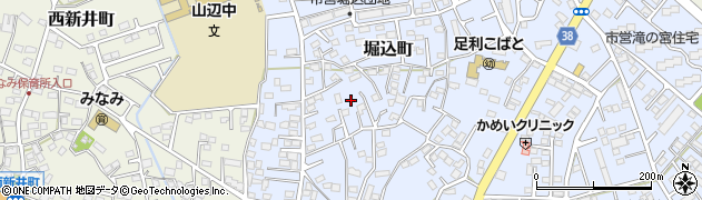 栃木県足利市堀込町3049周辺の地図