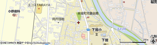茨城県筑西市甲477周辺の地図