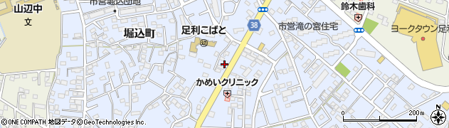 栃木県足利市堀込町2784周辺の地図