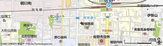 栃木県佐野市伊賀町68周辺の地図