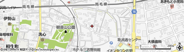 栃木県佐野市富岡町291周辺の地図