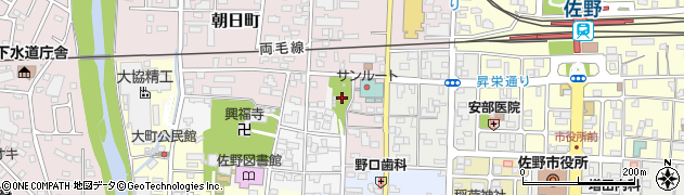 栃木県佐野市大蔵町2928周辺の地図