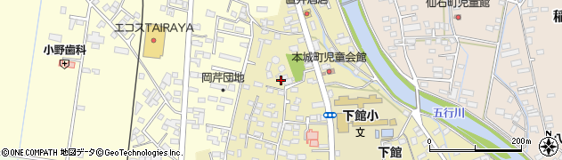 茨城県筑西市甲578周辺の地図