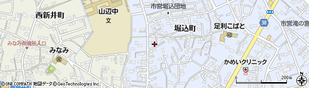 栃木県足利市堀込町3052周辺の地図