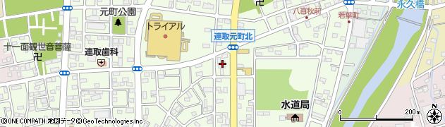 クリーニング専科　伊勢崎工場店周辺の地図