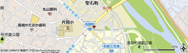 高崎石原郵便局周辺の地図