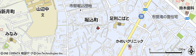 栃木県足利市堀込町2990周辺の地図