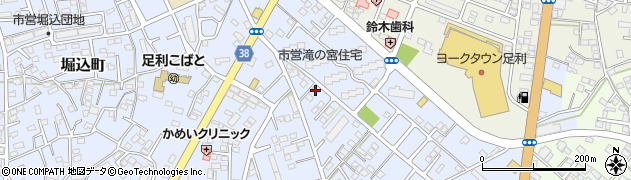 栃木県足利市堀込町2560周辺の地図