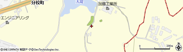 石川県加賀市分校町（メ）周辺の地図