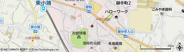 長野県小諸市御幸町周辺の地図