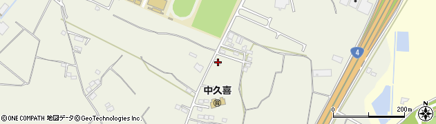 栃木県小山市中久喜1096周辺の地図