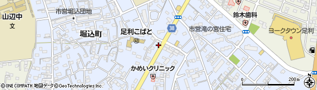 栃木県足利市堀込町2786周辺の地図