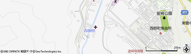 岐阜県飛騨市神岡町釜崎周辺の地図
