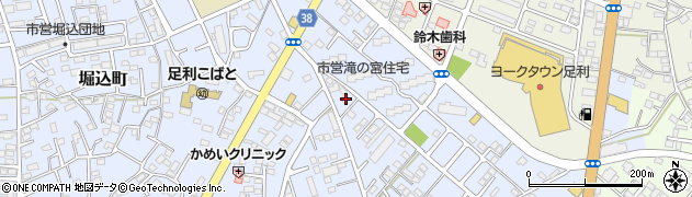 栃木県足利市堀込町2696周辺の地図