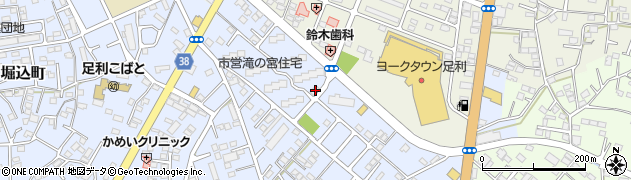 栃木県足利市堀込町2611周辺の地図