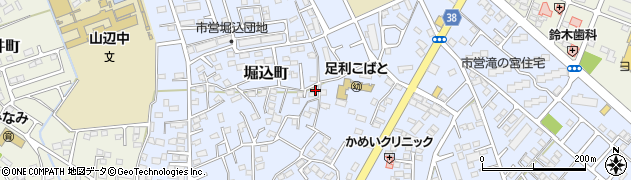 栃木県足利市堀込町2986周辺の地図