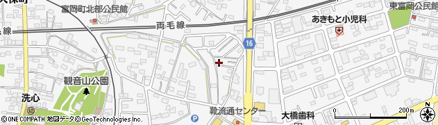 栃木県佐野市富岡町272周辺の地図