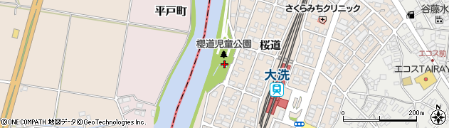 桜道公園周辺の地図