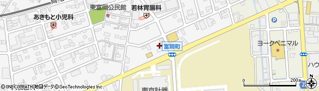 栃木県佐野市富岡町1650周辺の地図