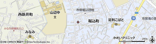栃木県足利市堀込町2952周辺の地図