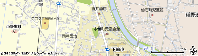 茨城県筑西市甲577周辺の地図