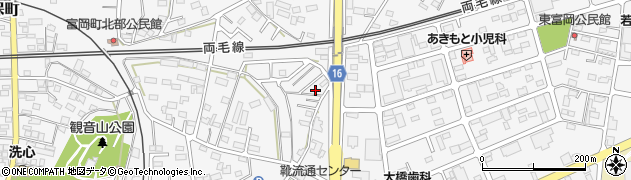 栃木県佐野市富岡町224周辺の地図