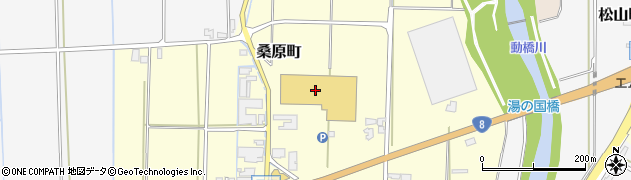 スーパーホームセンターヤマキシ新加賀店周辺の地図