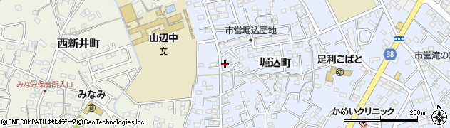 栃木県足利市堀込町2951周辺の地図
