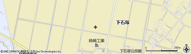 栃木県小山市下石塚周辺の地図
