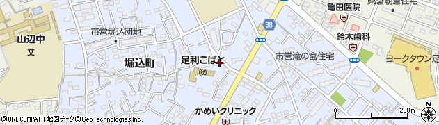 栃木県足利市堀込町2792周辺の地図