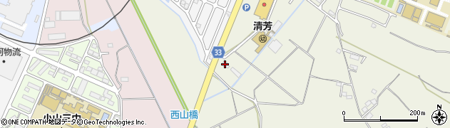 栃木県小山市中久喜1206周辺の地図