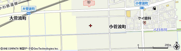 石川県加賀市小菅波町周辺の地図