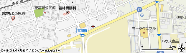 栃木県佐野市富岡町1713周辺の地図