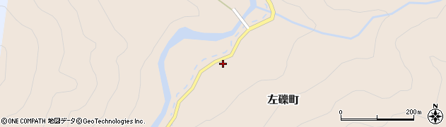 石川県白山市左礫町ニ周辺の地図
