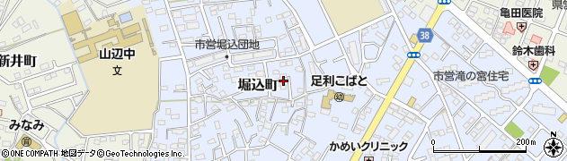 栃木県足利市堀込町2962周辺の地図