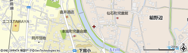 茨城県筑西市稲野辺415周辺の地図